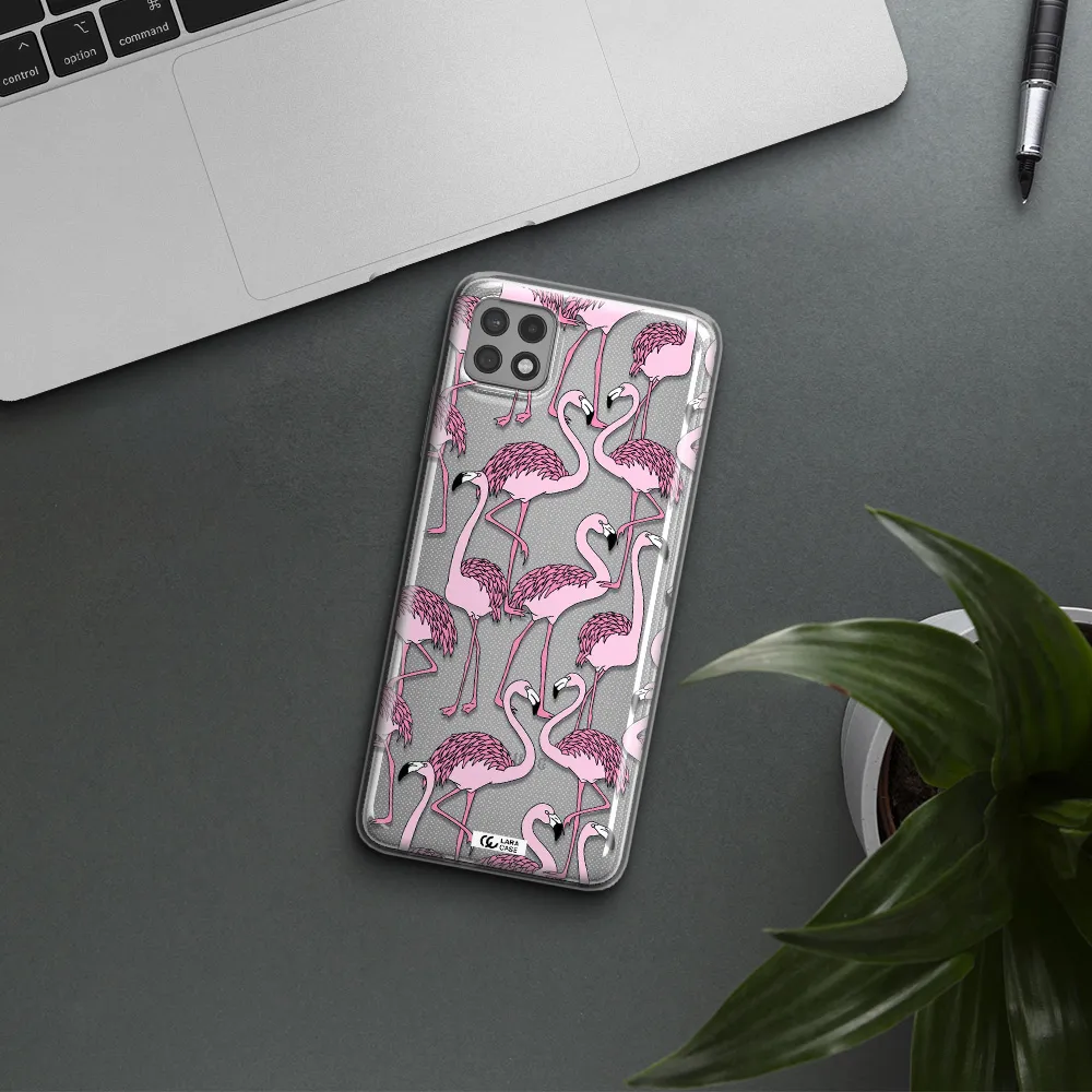 Flamingo Samsung A22 5g Clear TPU Case