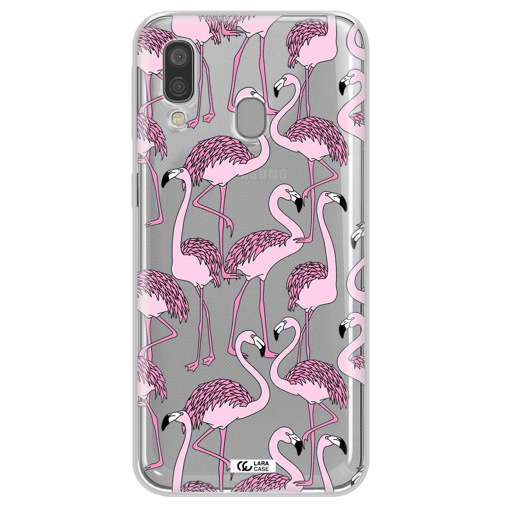 Flamingo Samsung A40 Clear TPU Case