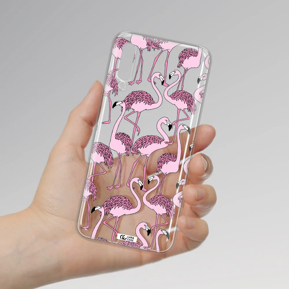 Flamingo Samsung A50S Clear Tpu Case