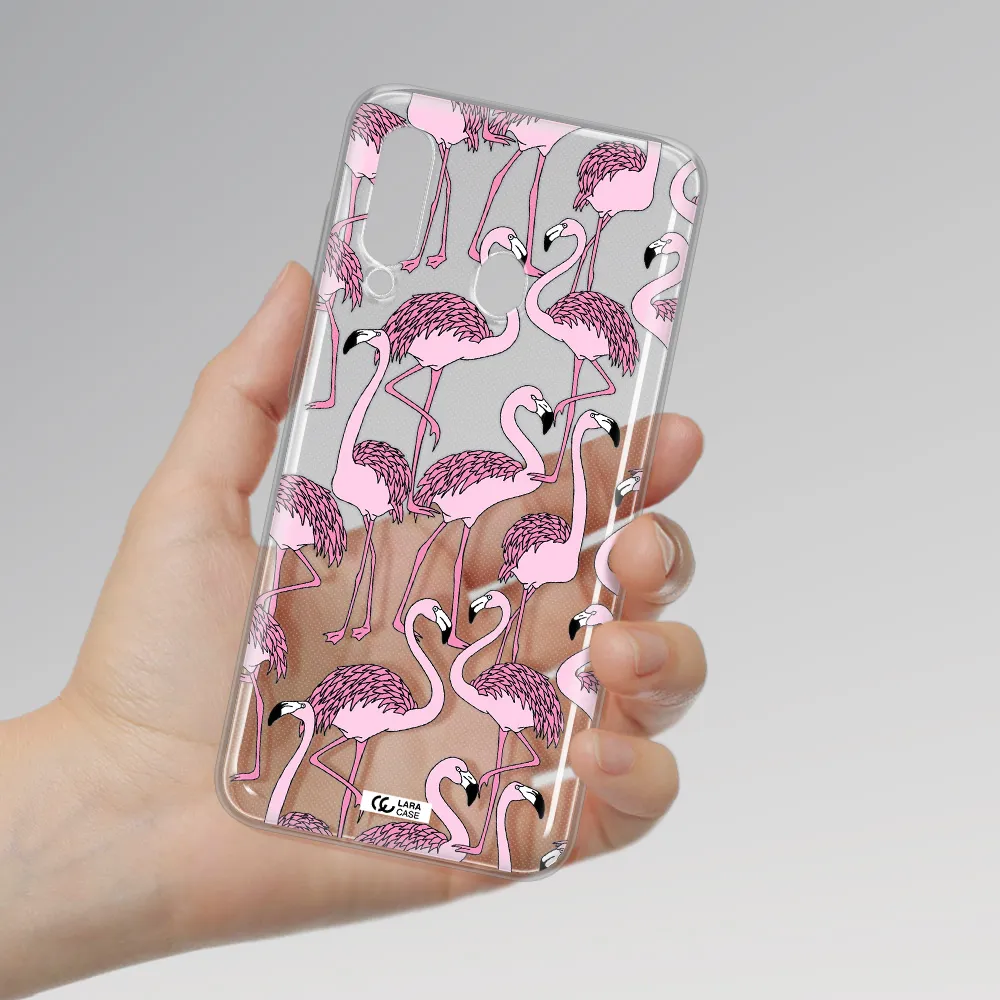 Flamingo Samsung A60 Clear TPU Case