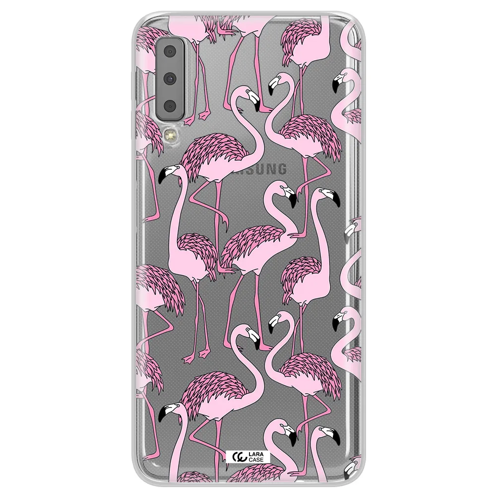 Flamingo Samsung A7 2018 Clear TPU Case