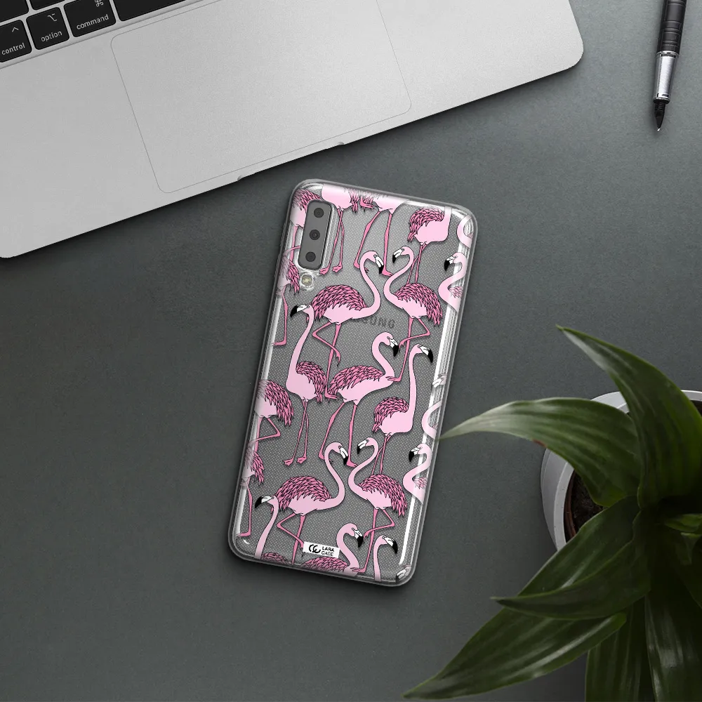 Flamingo Samsung A7 2018 Clear TPU Case