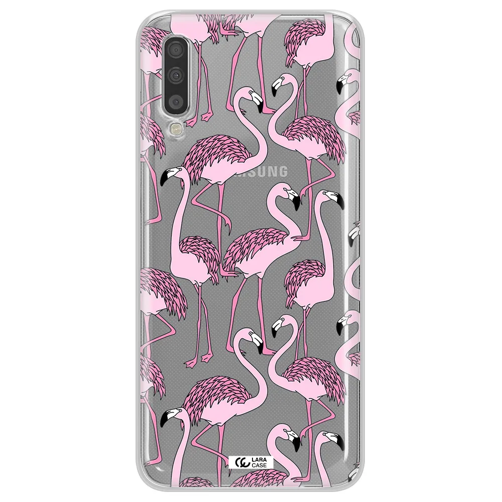 Flamingo Samsung A70S Clear Tpu Case