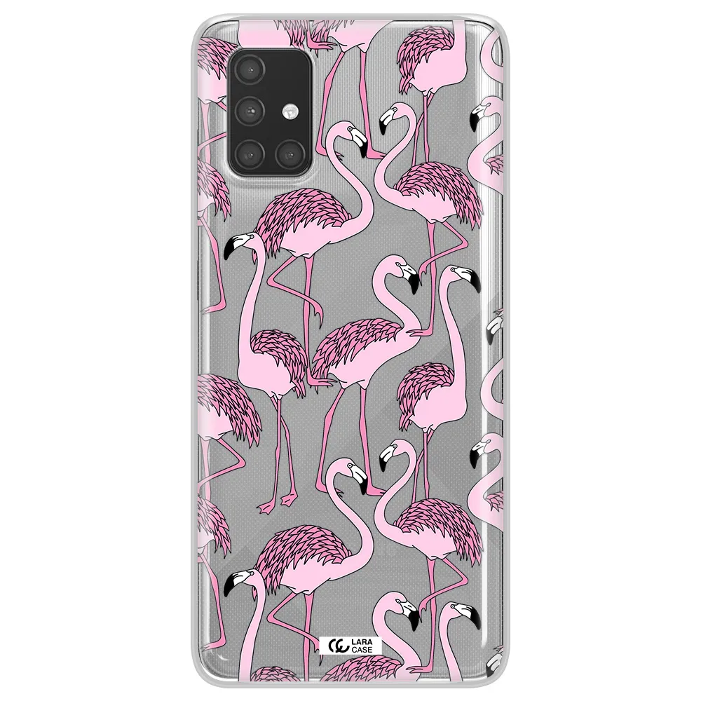 Flamingo Samsung A71 Clear TPU Case
