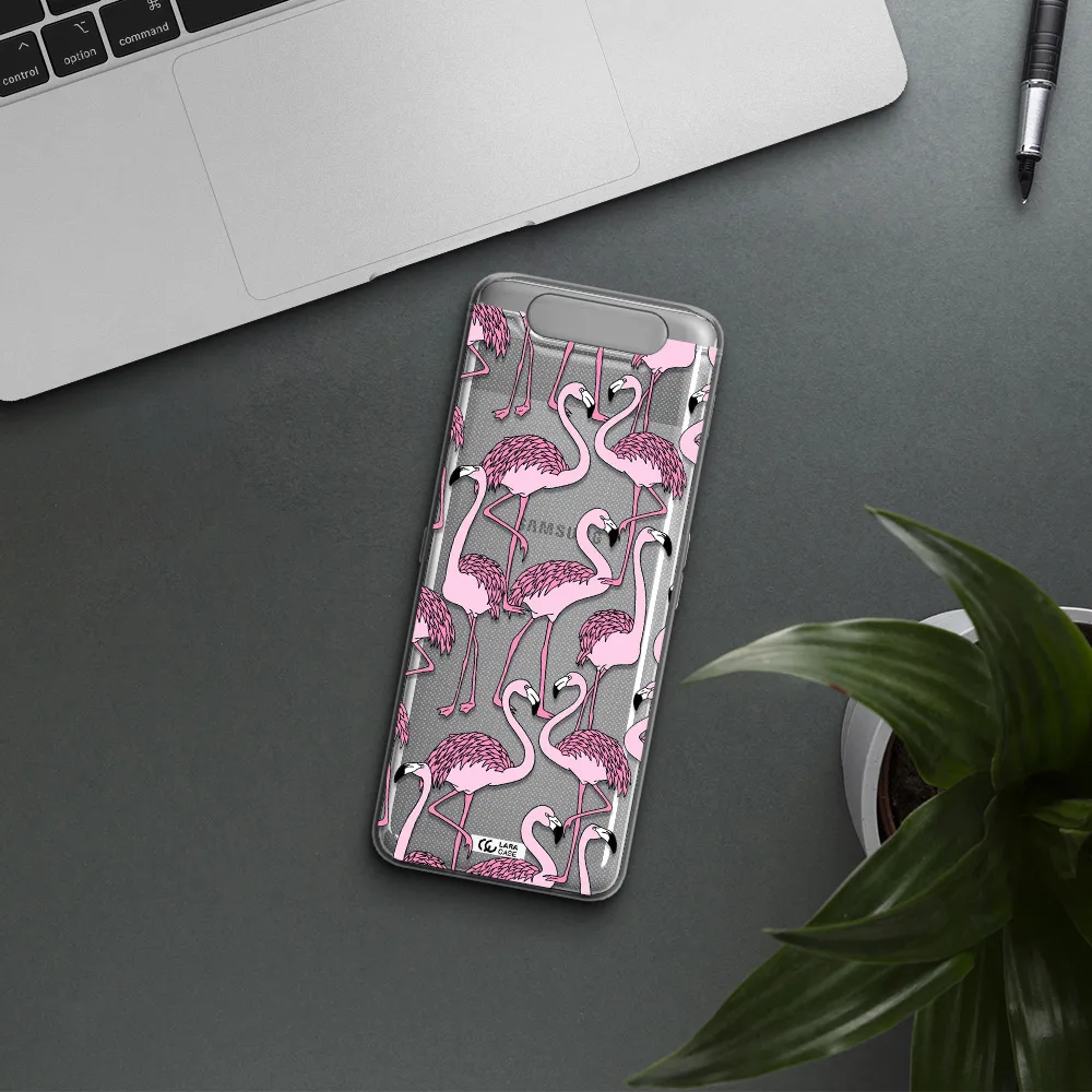 Flamingo Samsung A80 Clear TPU Case