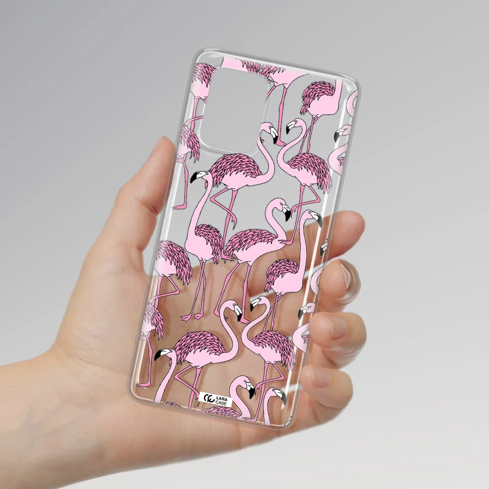Flamingo Samsung A91 Clear TPU Case