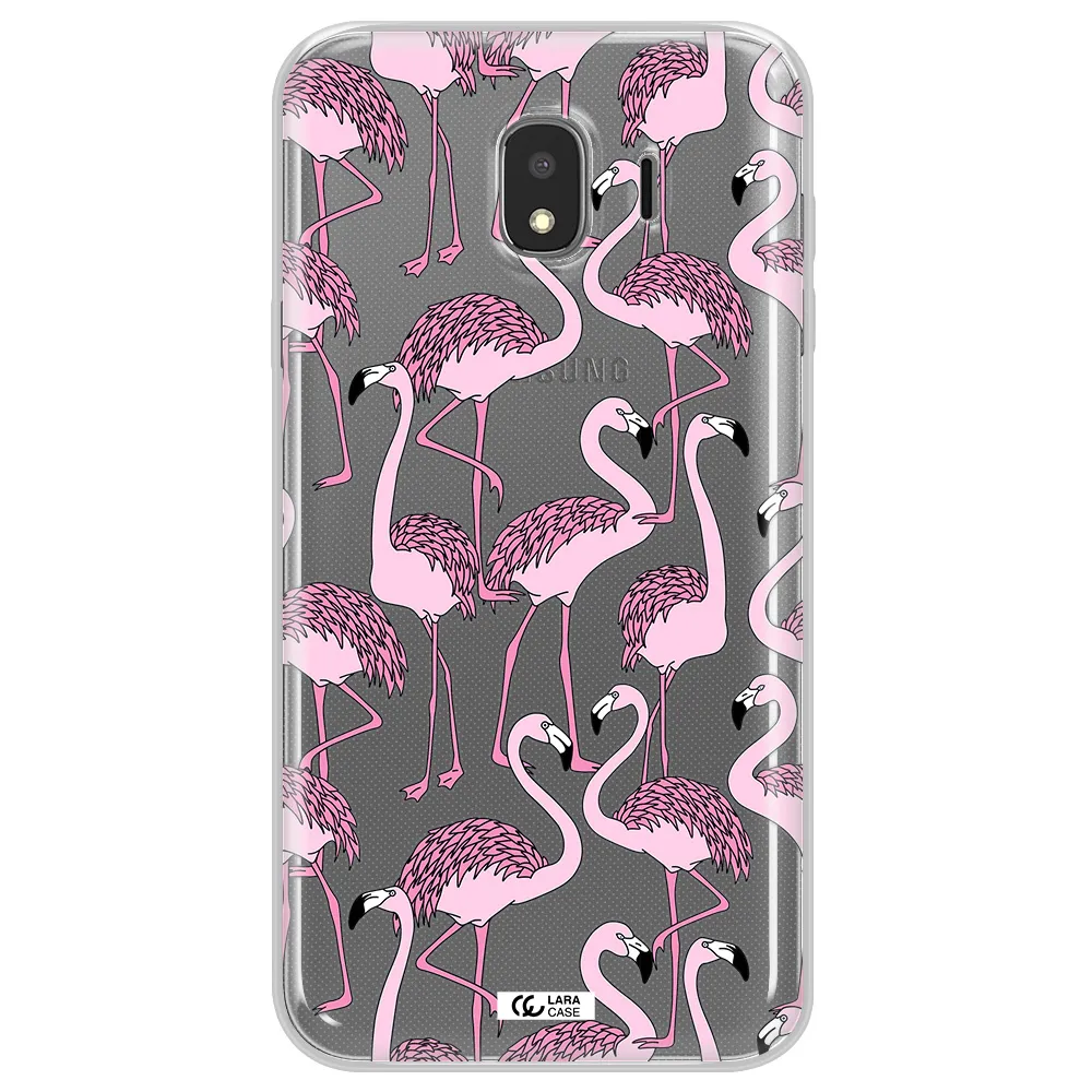 Flamingo Samsung J4 Clear TPU Case