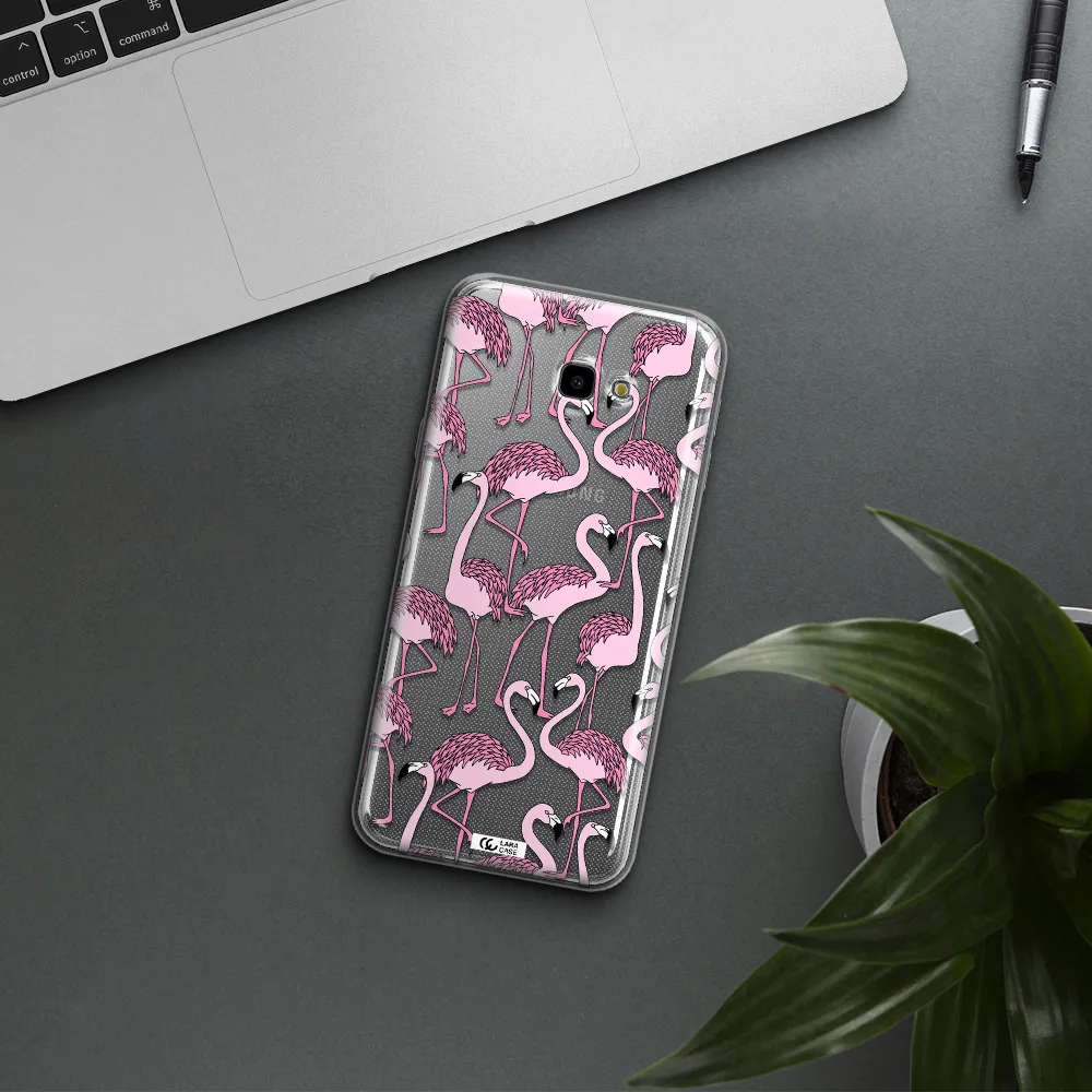 Flamingo Samsung J4 Plus Clear TPU Case