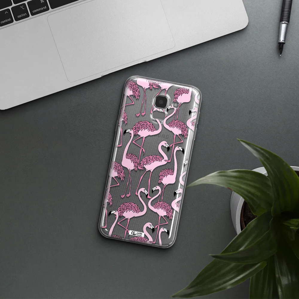 Flamingo Samsung J6 Clear TPU Case