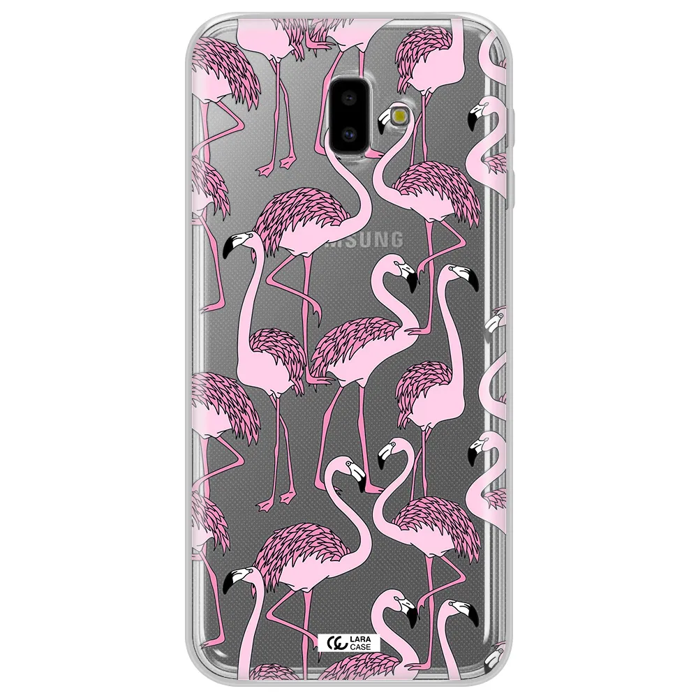 Flamingo Samsung J6 Plus Clear TPU Case