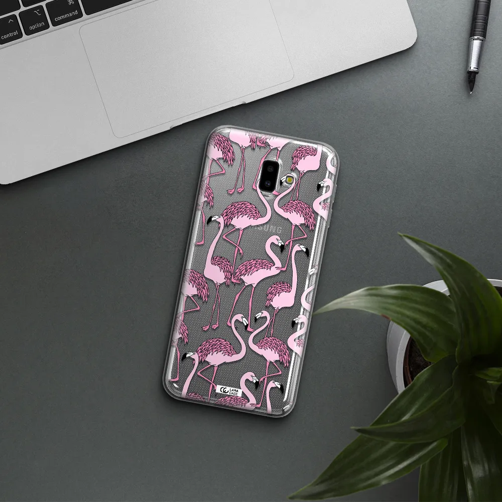Flamingo Samsung J6 Plus Clear TPU Case
