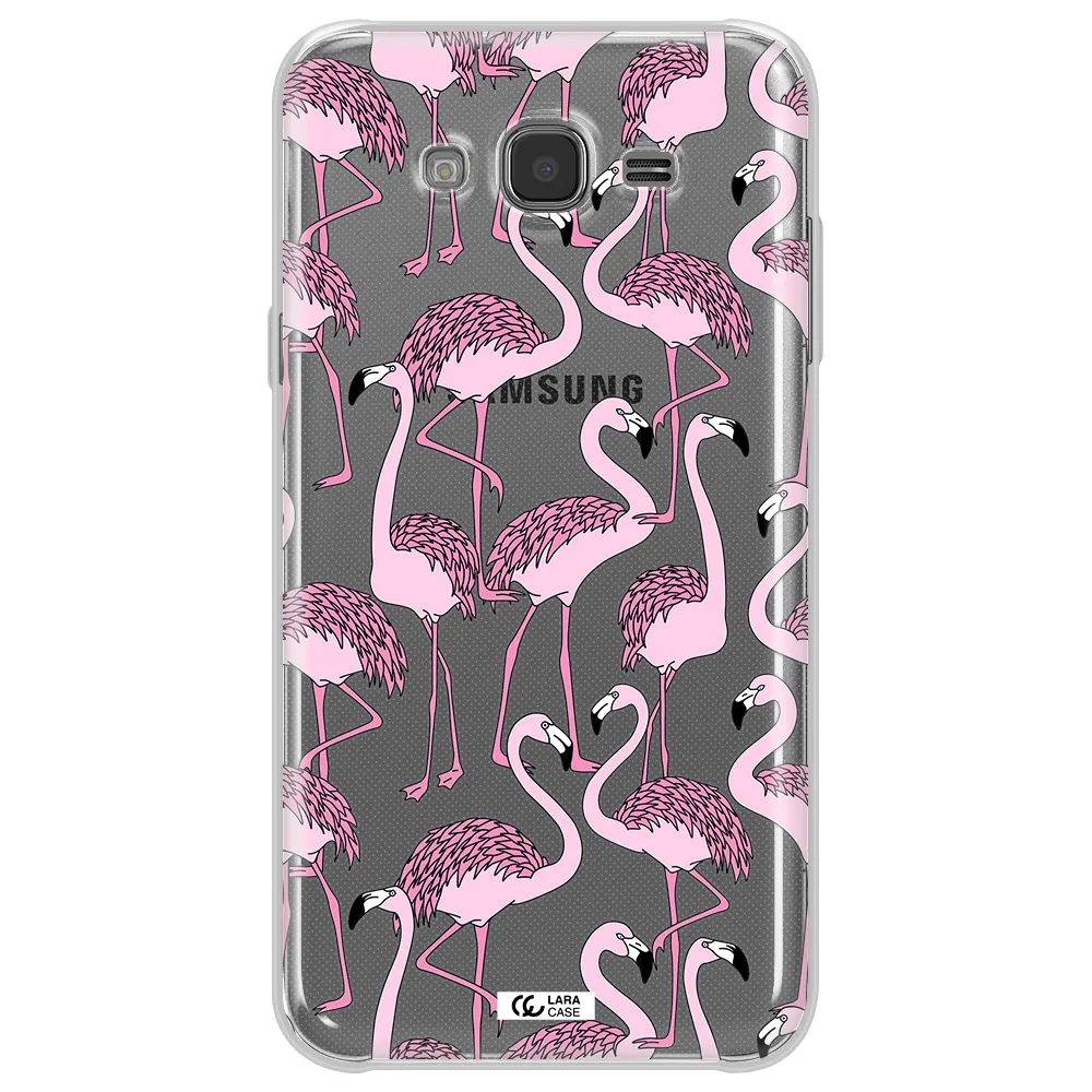 Flamingo Samsung J7 Clear TPU Case