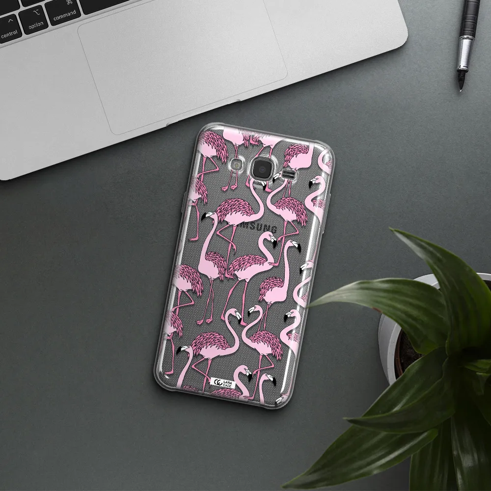 Flamingo Samsung J7 Clear TPU Case