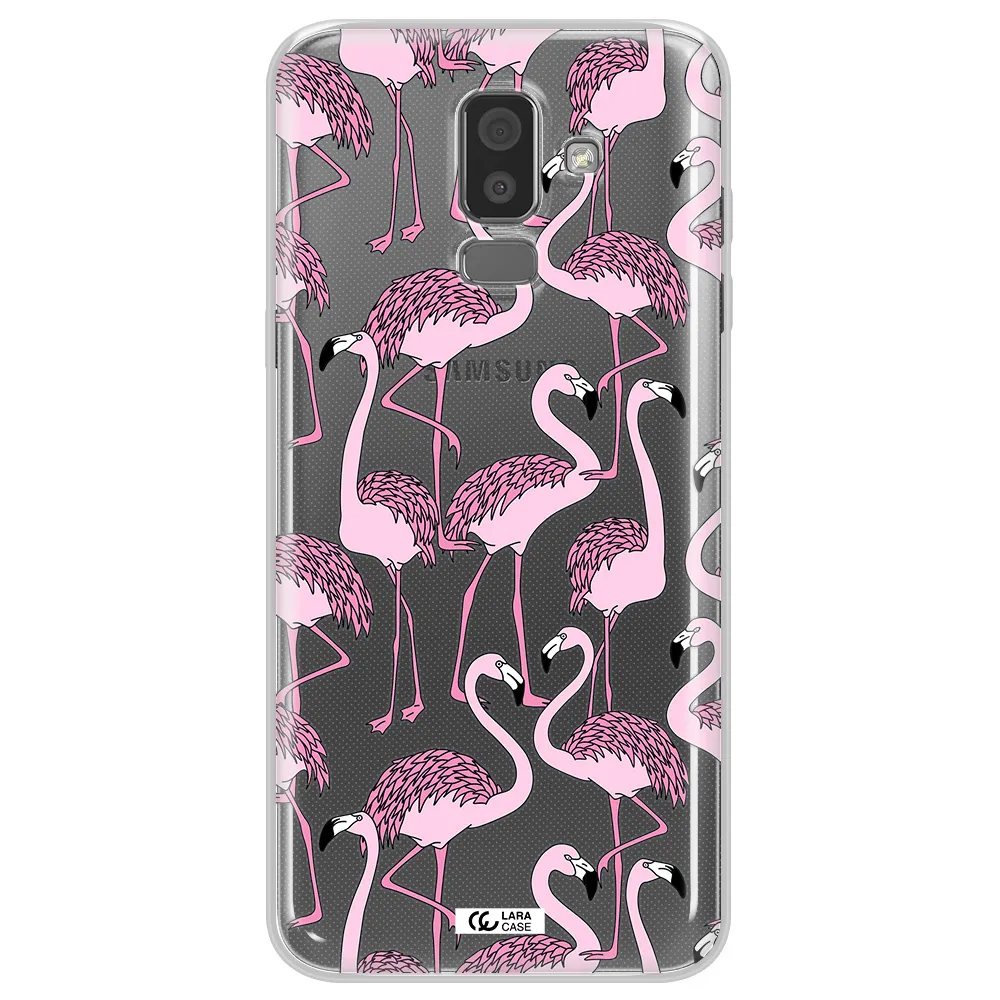 Flamingo Samsung J8 Clear TPU Case