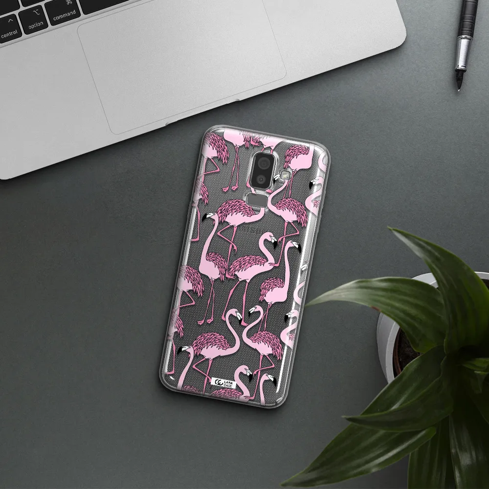 Flamingo Samsung J8 Clear TPU Case