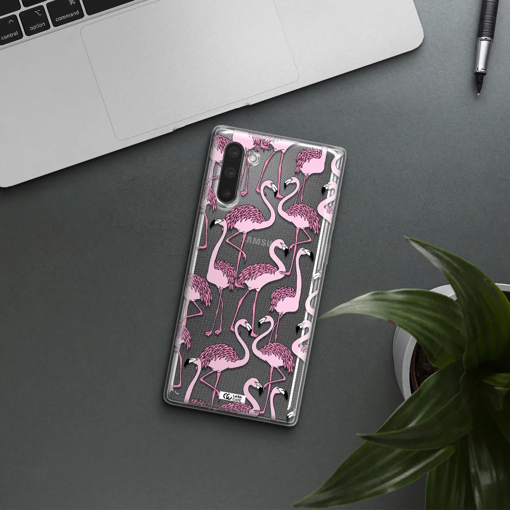Flamingo Samsung Note 10 Clear TPU Case