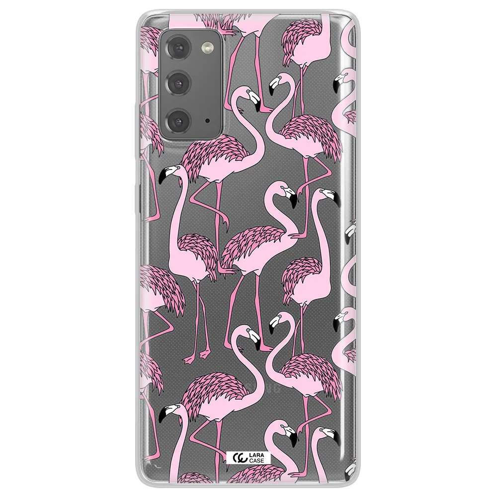 Flamingo Samsung Note 20 Clear TPU Case