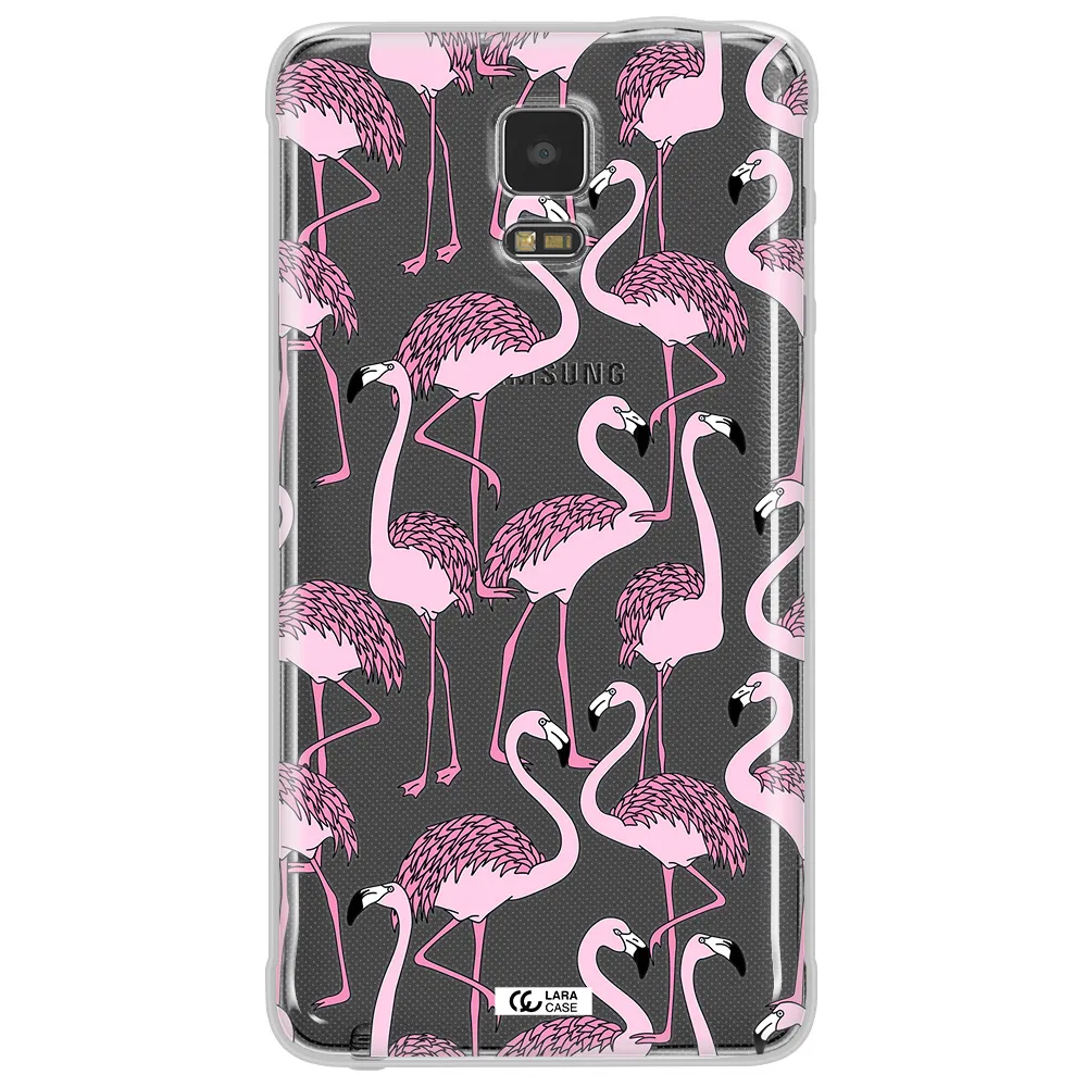 Flamingo Samsung Note 4 Clear TPU Case
