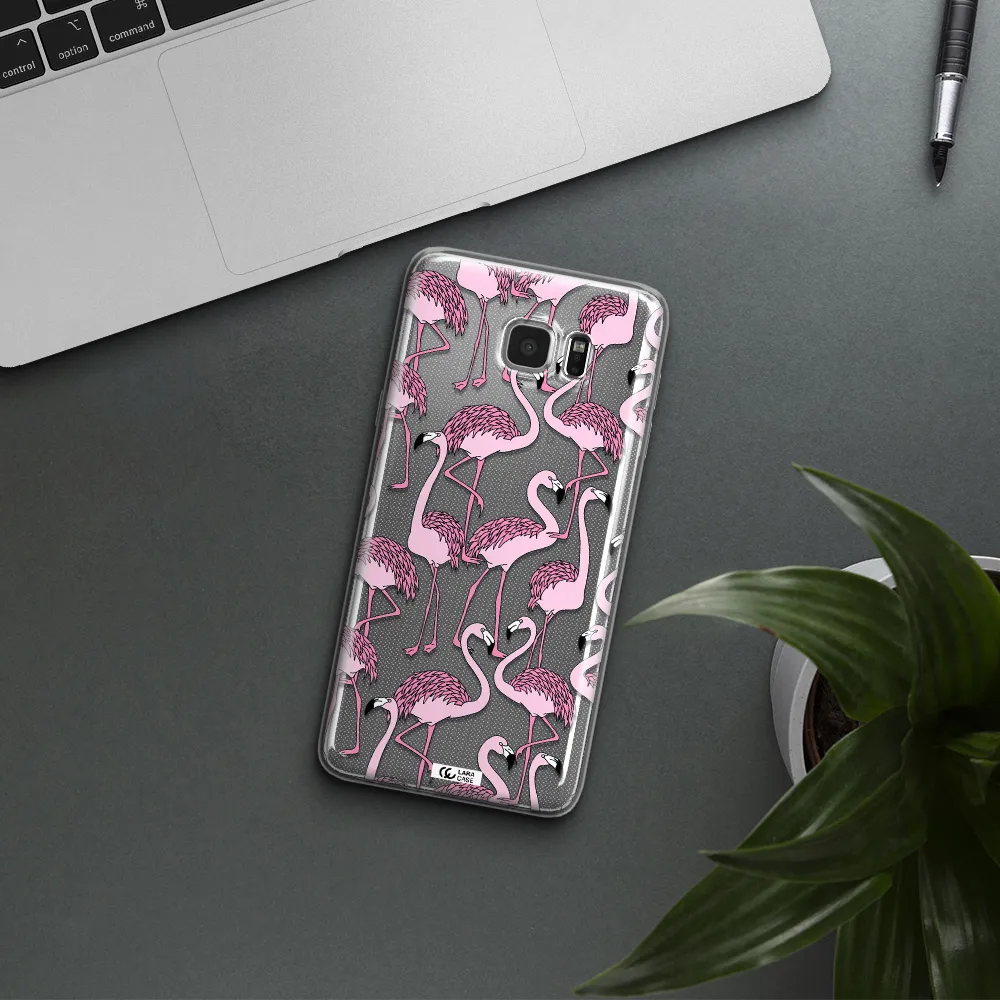 Flamingo Samsung Note 5 Clear TPU Case