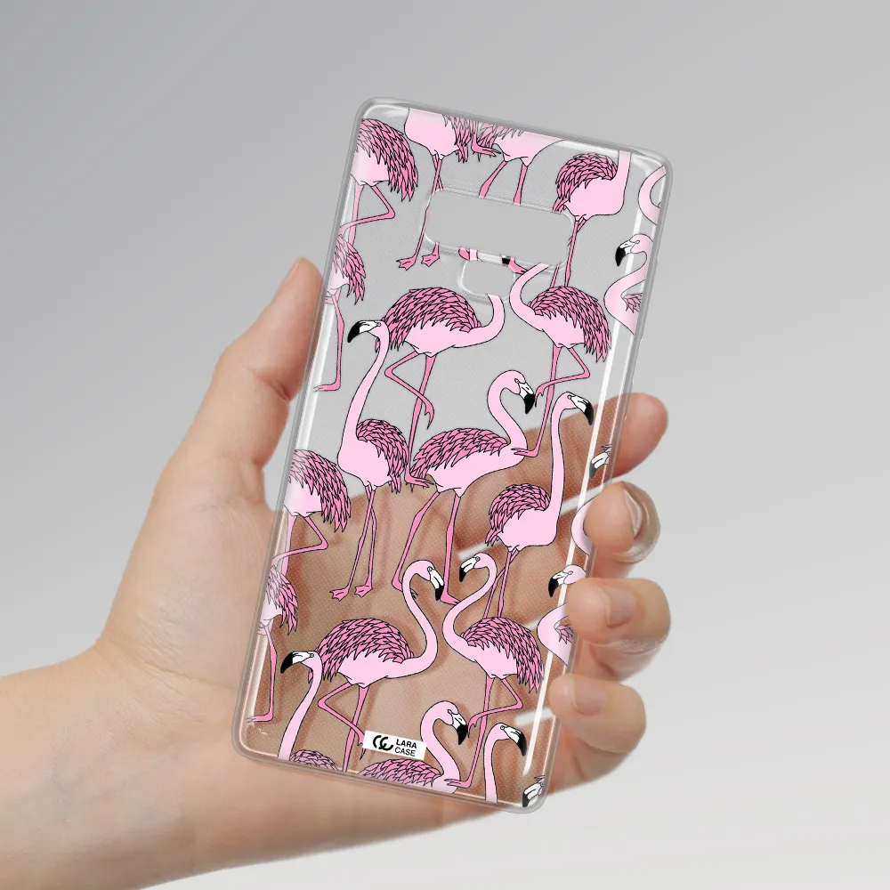 Flamingo Samsung Note 9 Clear TPU Case