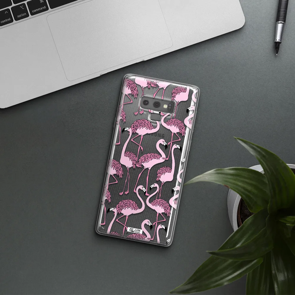 Flamingo Samsung Note 9 Clear TPU Case