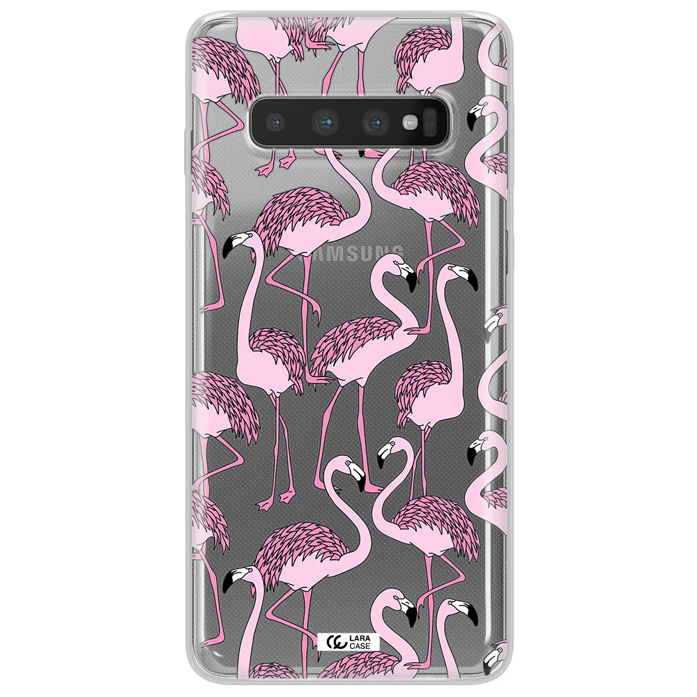 Flamingo Samsung S10 Clear TPU Case