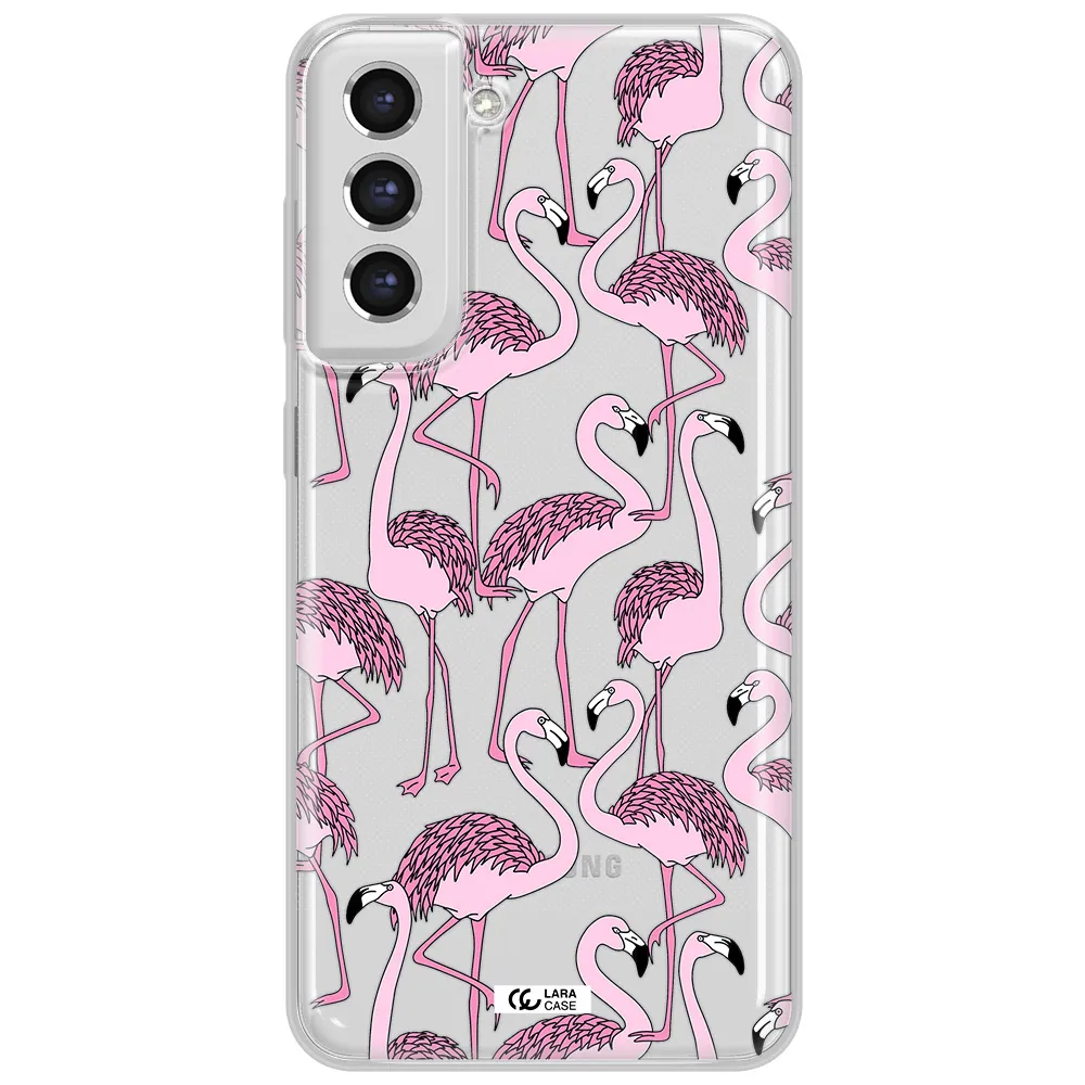 Flamingo Samsung S21 Fe Clear Tpu Case