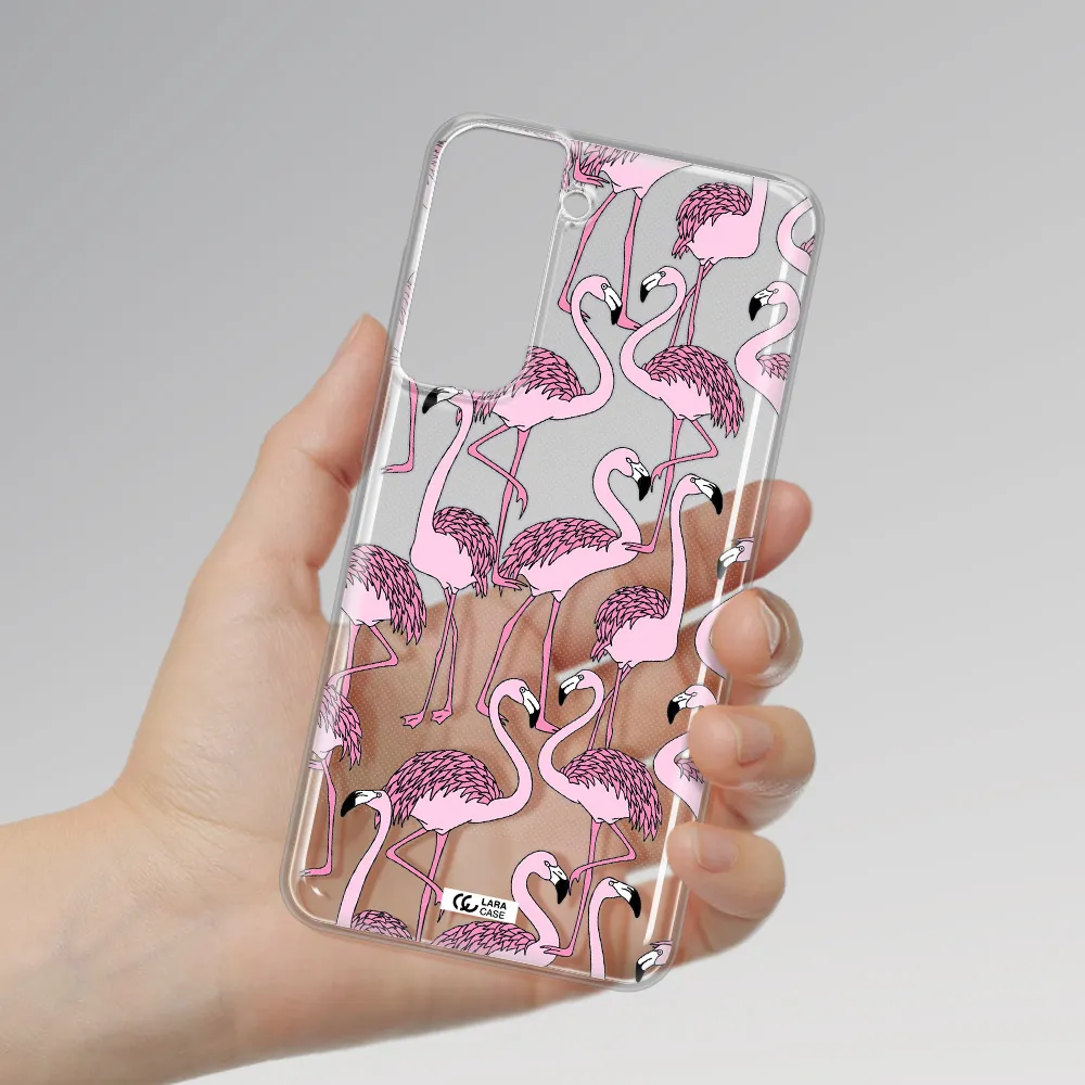 Flamingo Samsung S21 Fe Clear Tpu Case