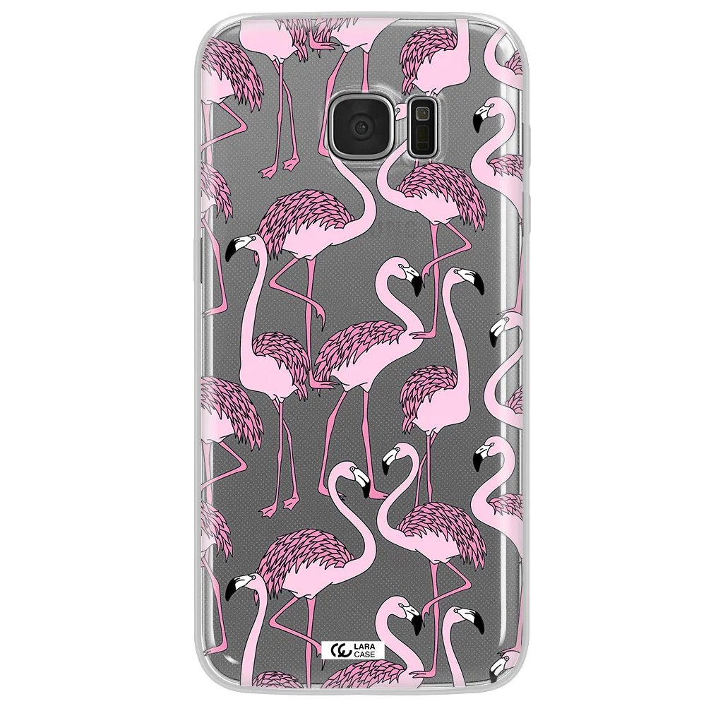 Flamingo Samsung S7 Edge Clear TPU Case