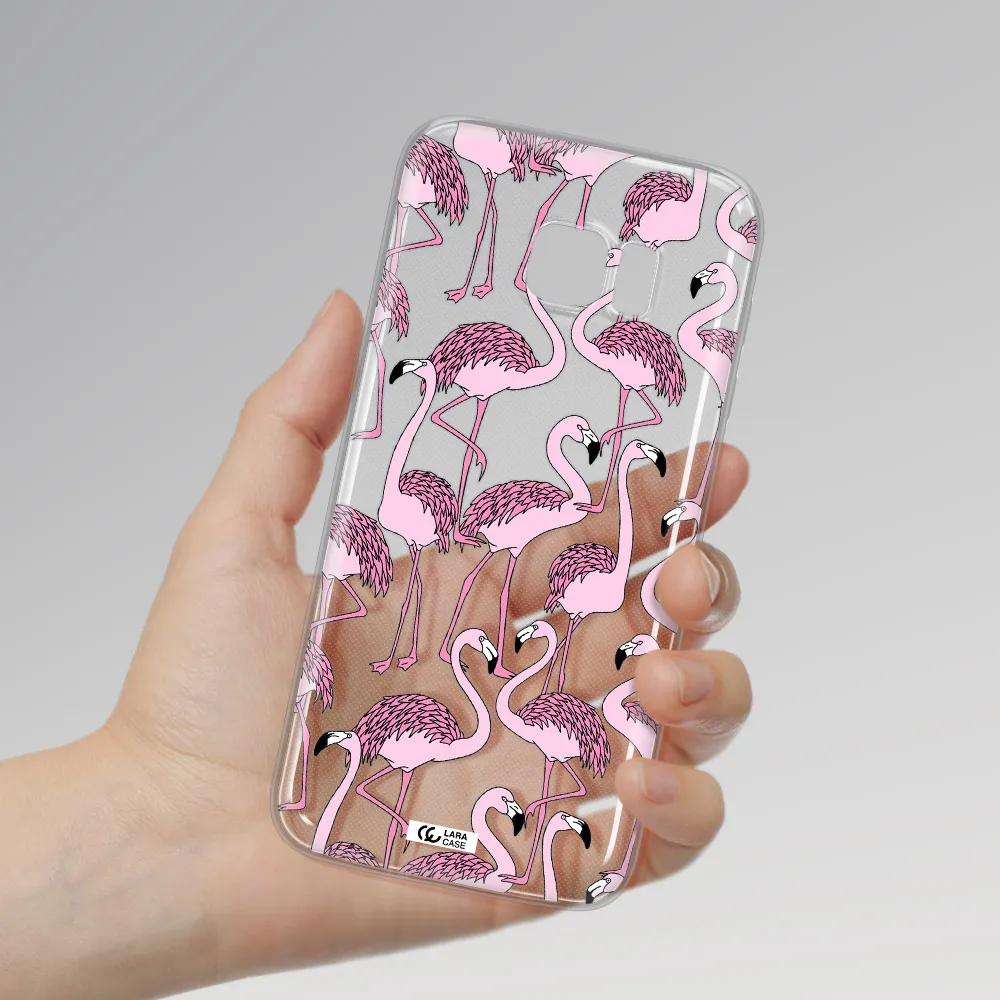 Flamingo Samsung S7 Edge Clear TPU Case