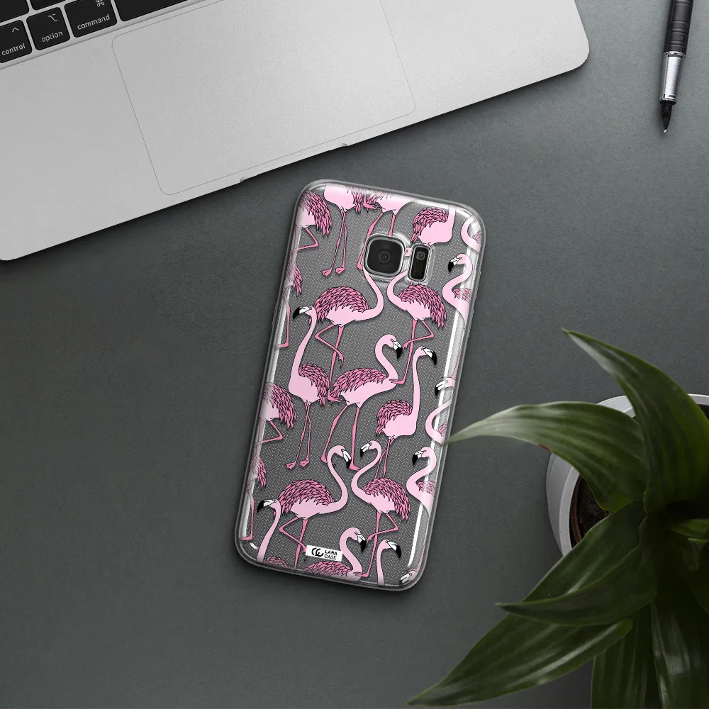 Flamingo Samsung S7 Edge Clear TPU Case