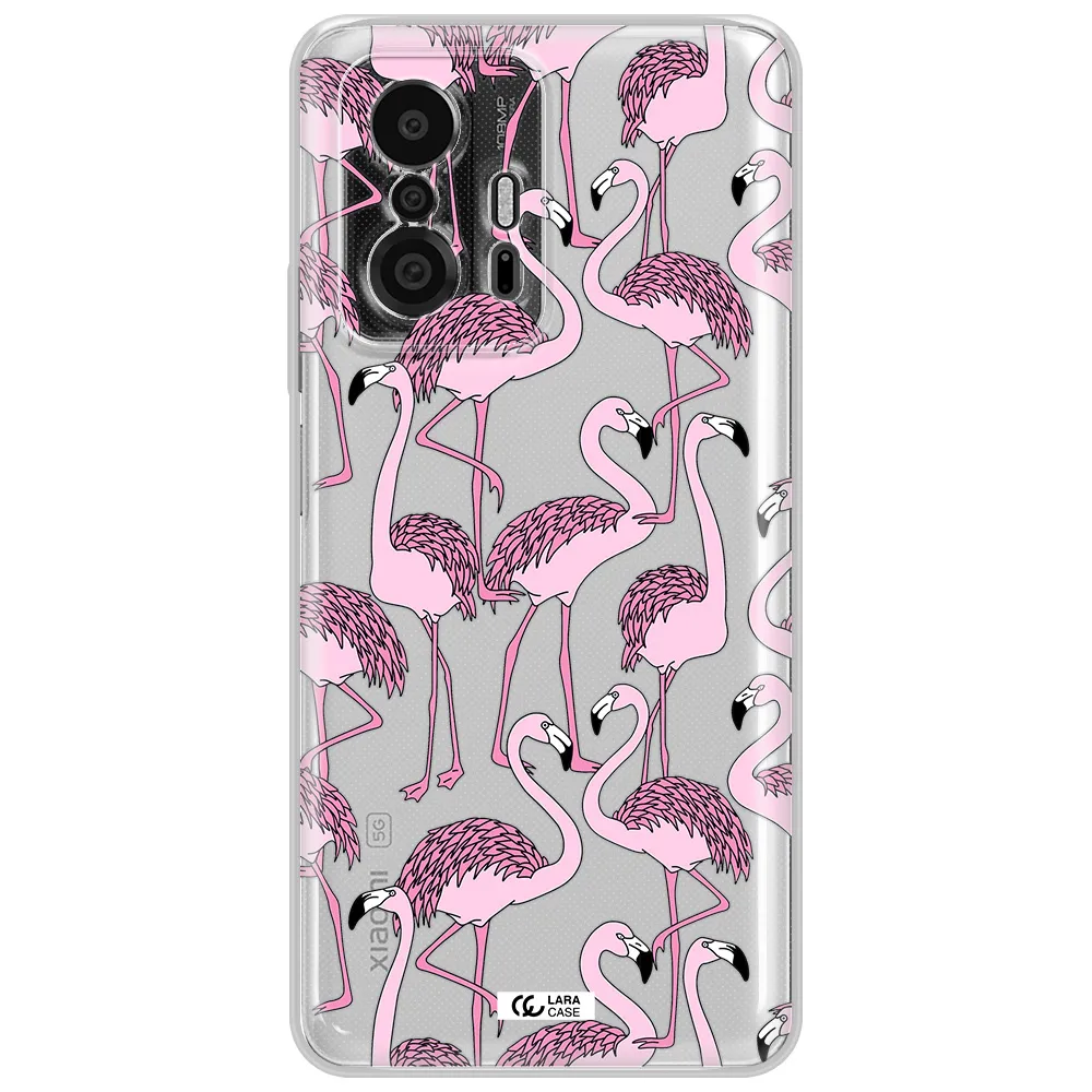 Flamingo Xiaomi 11T Pro Clear Tpu Case