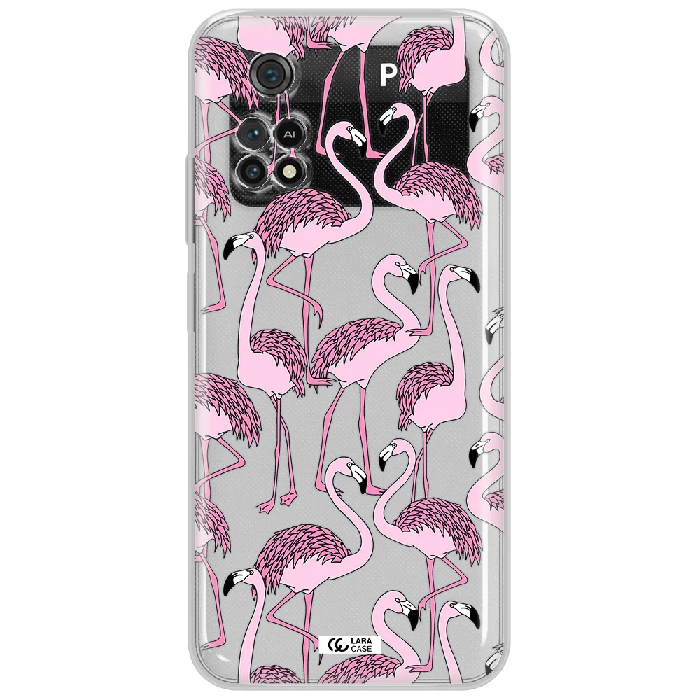 Flamingo Xiaomi Poco M4 Pro 4G Clear Tpu Case