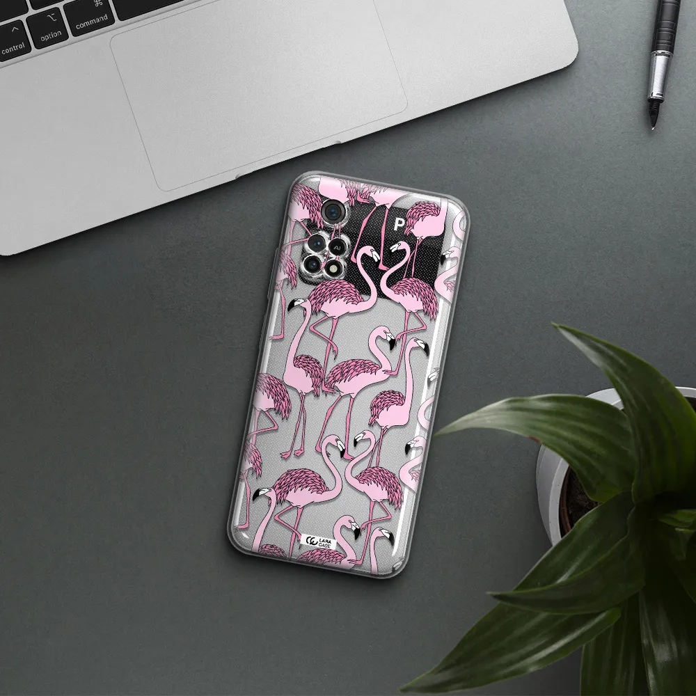 Flamingo Xiaomi Poco M4 Pro 4G Clear Tpu Case