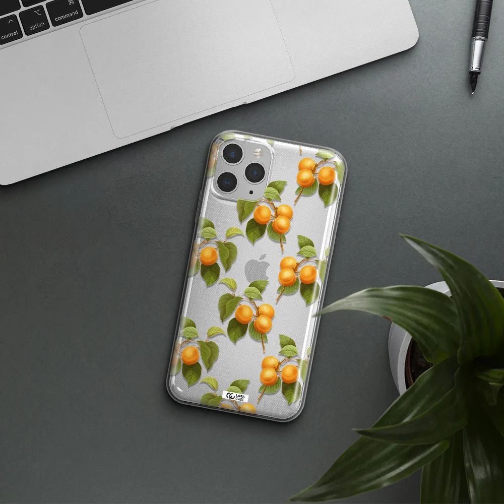 Apricot Apple iPhone 11 pro max Clear TPU Case