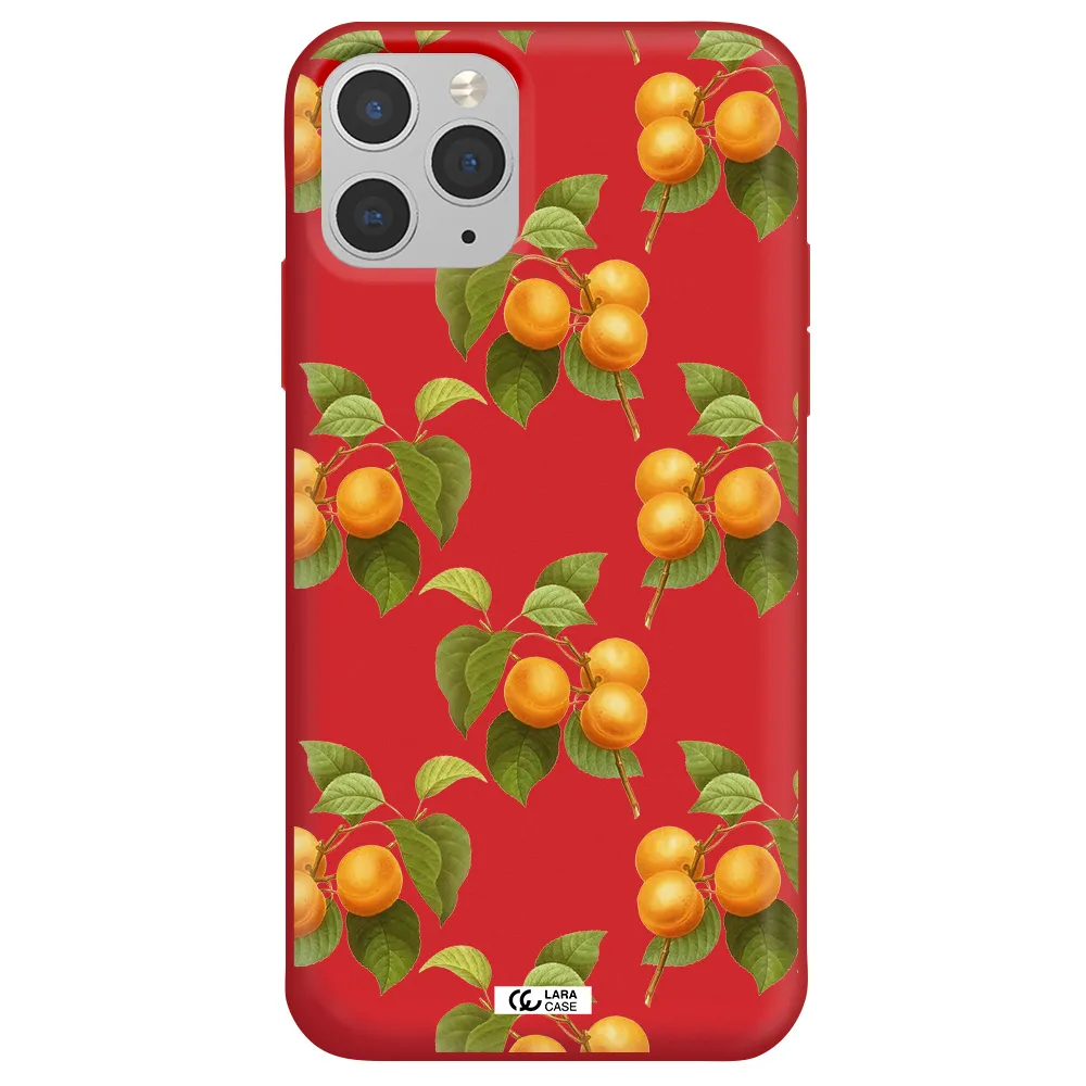 Apricot Apple iPhone 11 pro Silicone Imperial Red Case