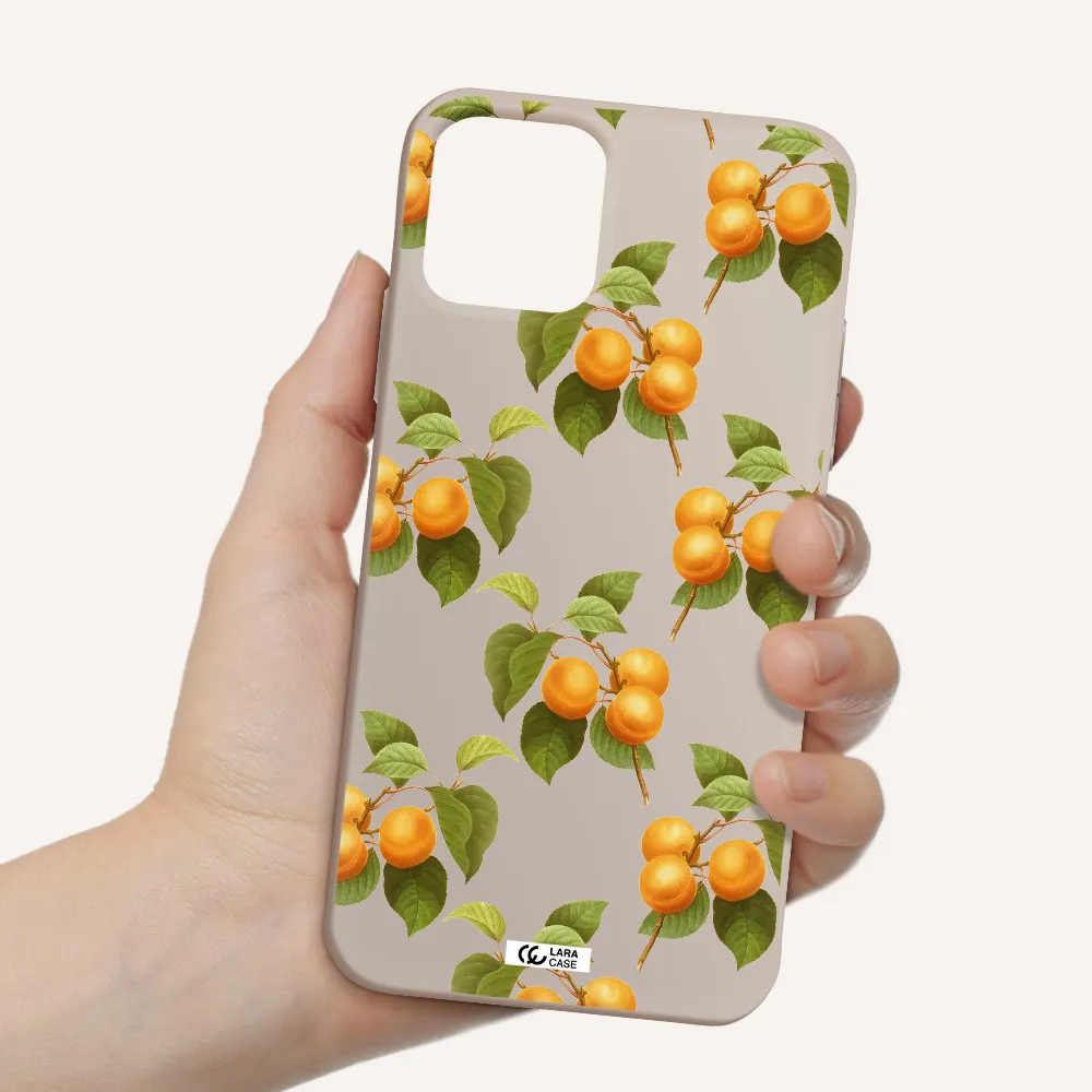 Apricot Apple iPhone 11 pro Silicone Stone Case