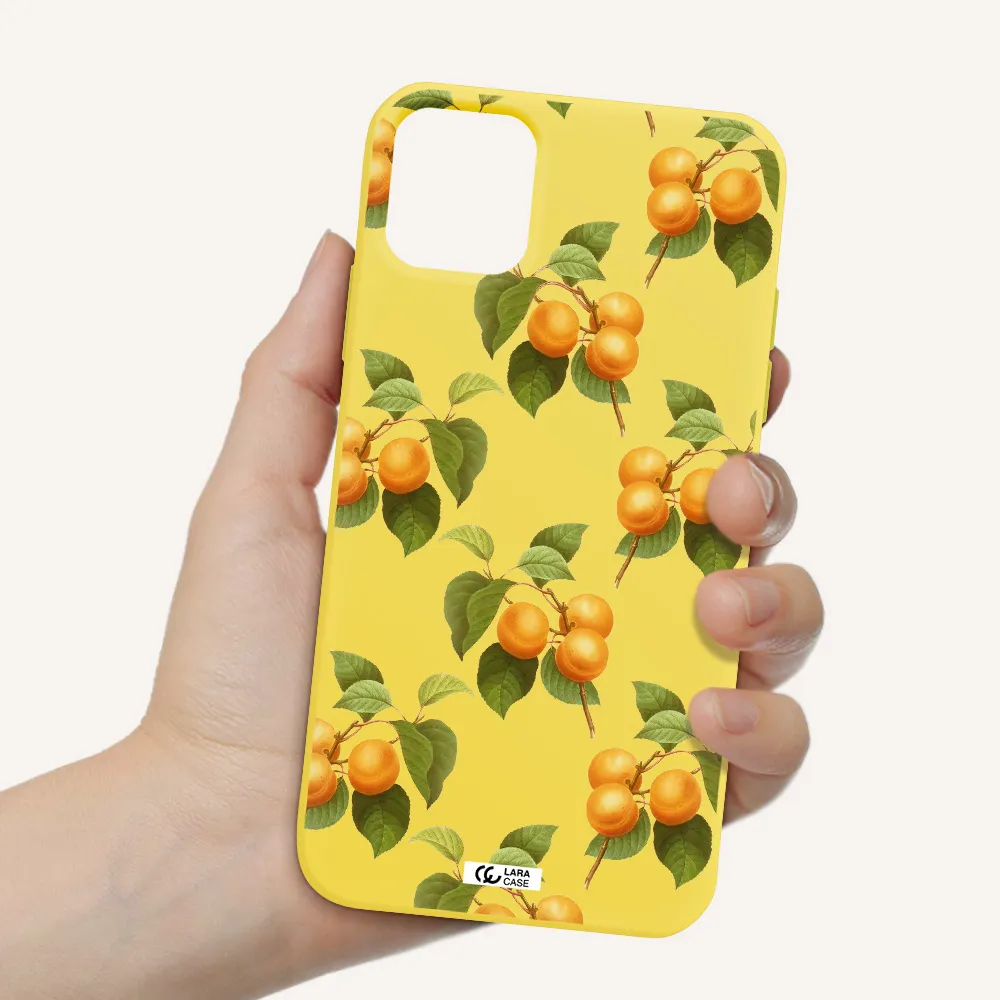 Apricot Apple iPhone 11 Silicone canary yellow Case