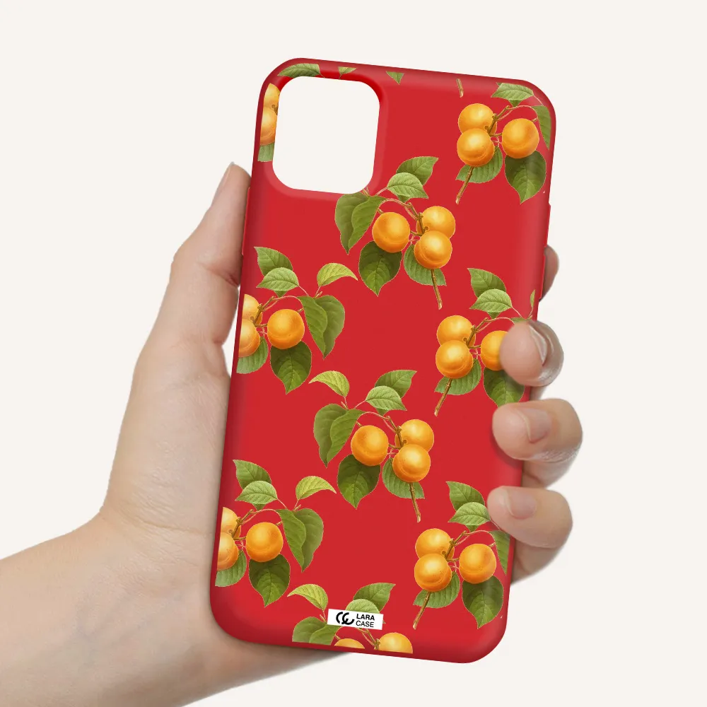 Apricot Apple iPhone 11 Silicone Imperial Red Case