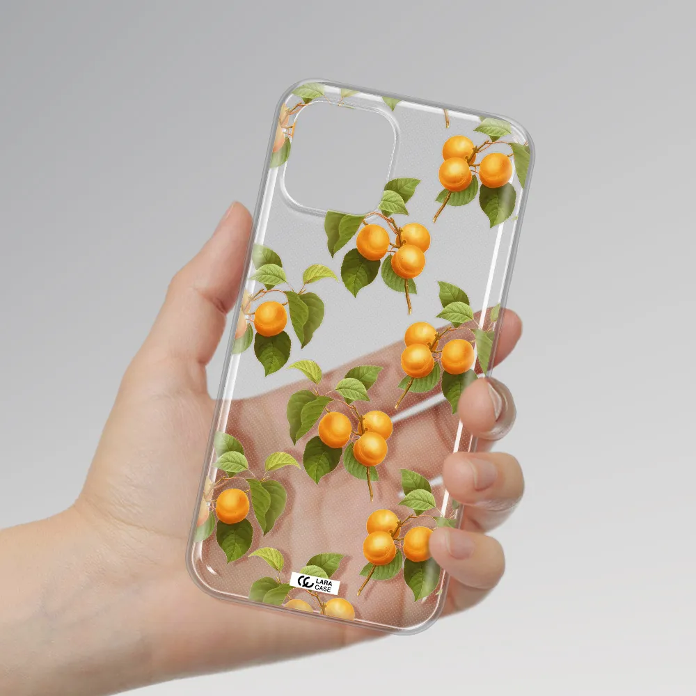 Apricot Apple iPhone 12 Clear TPU Case