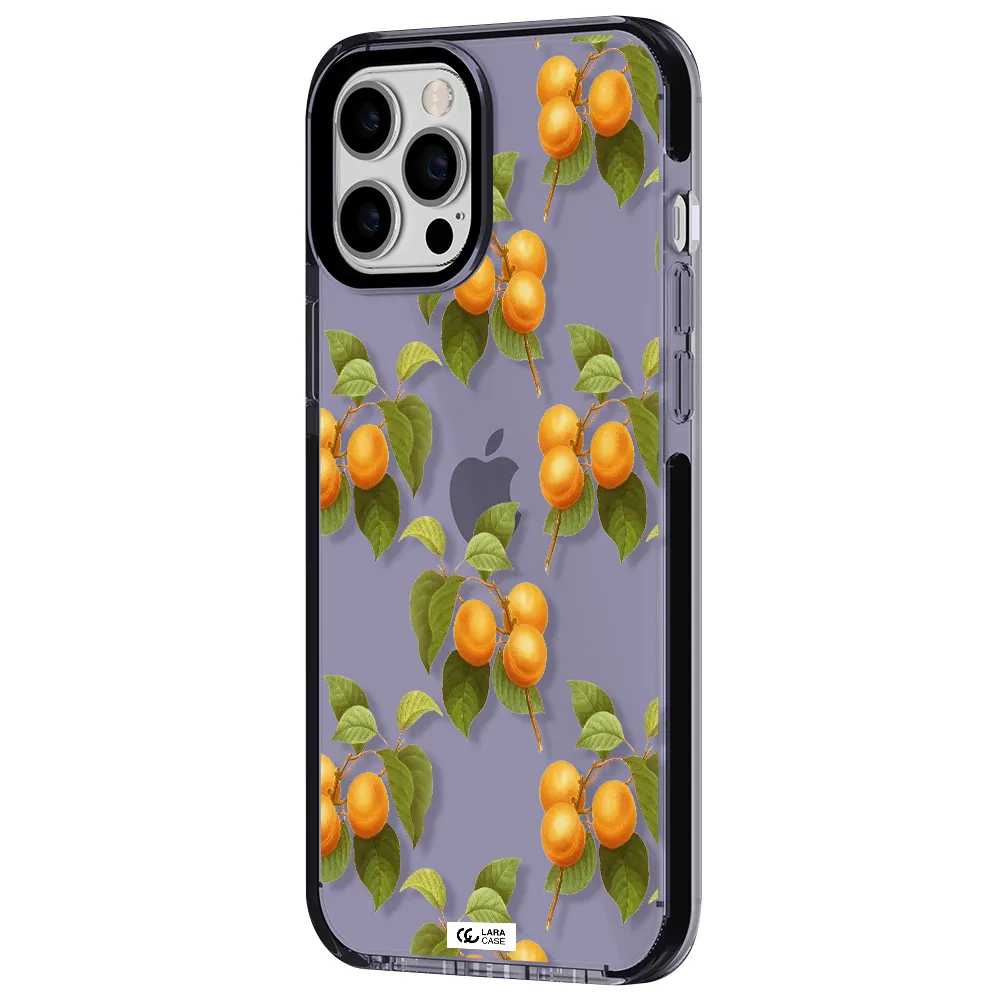 Apricot Apple iPhone 12 pro max impact Lilac Case