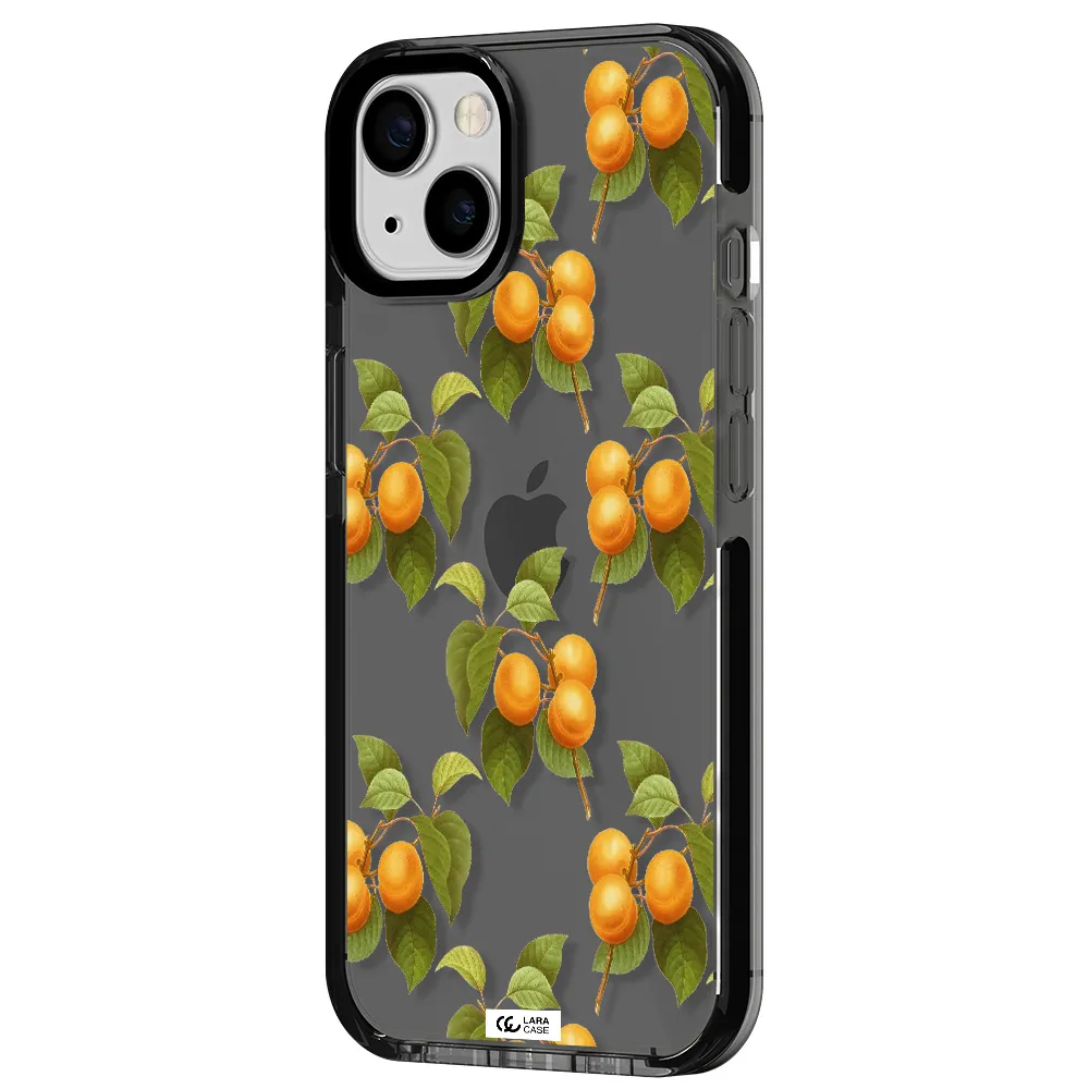 Apricot Apple iPhone 13 impact Smoke Black Case
