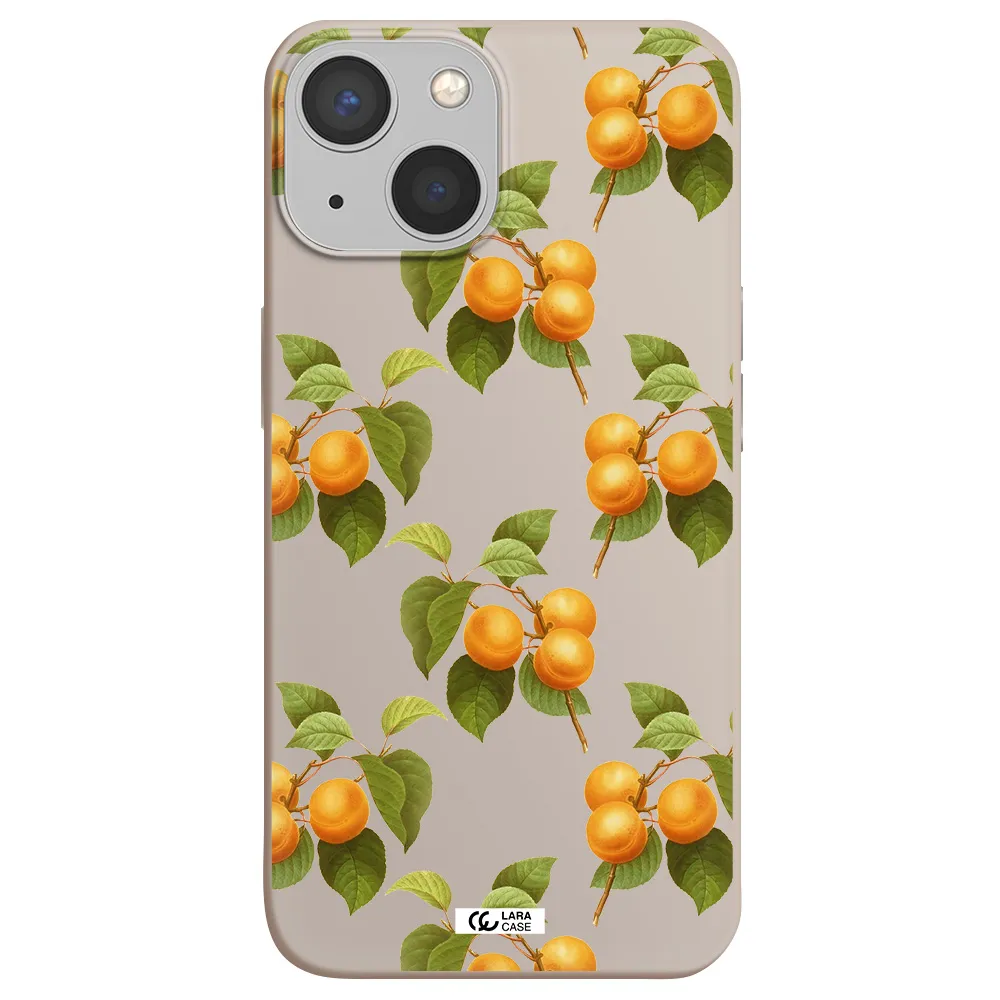 Apricot Apple iPhone 13 mini Silicone Stone Case
