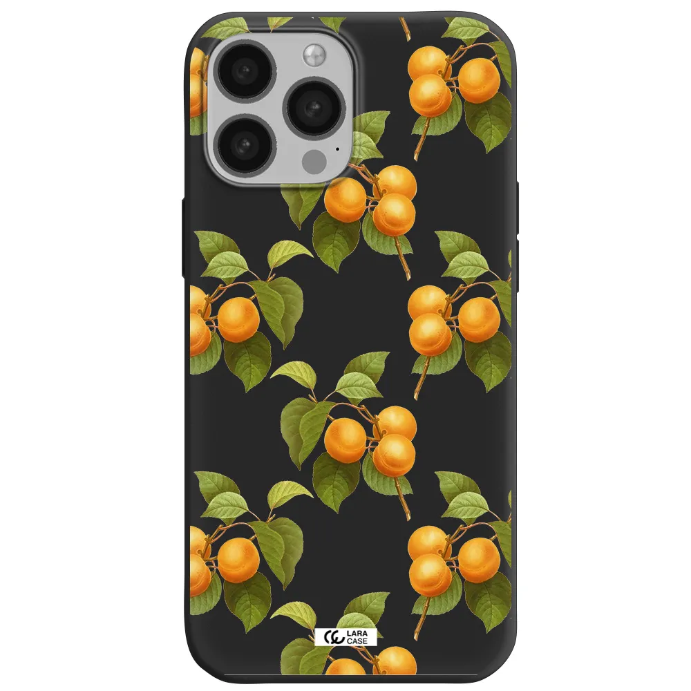 Apricot Apple iPhone 13 Pro Max Silicone black Case