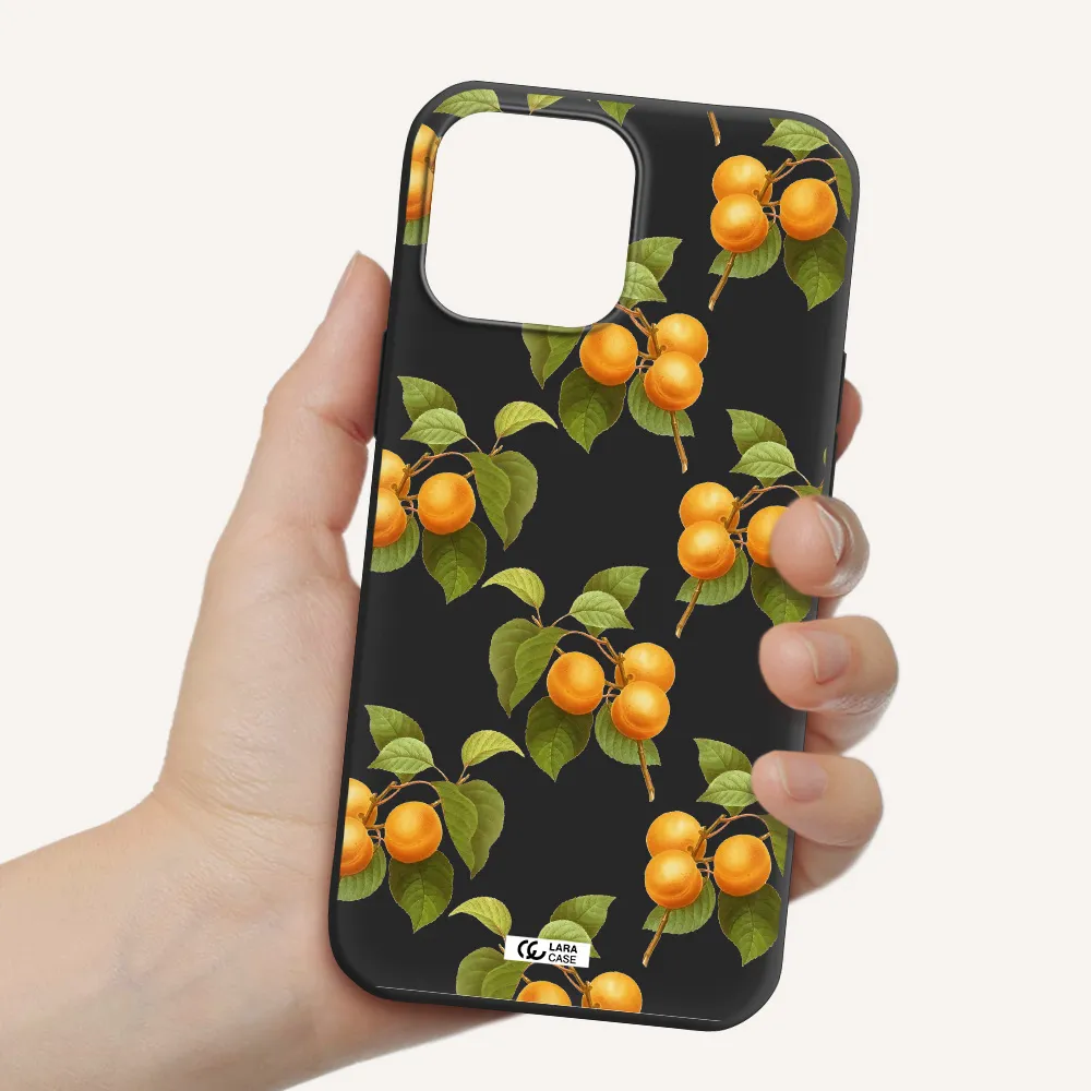 Apricot Apple iPhone 13 Pro Silicone black Case
