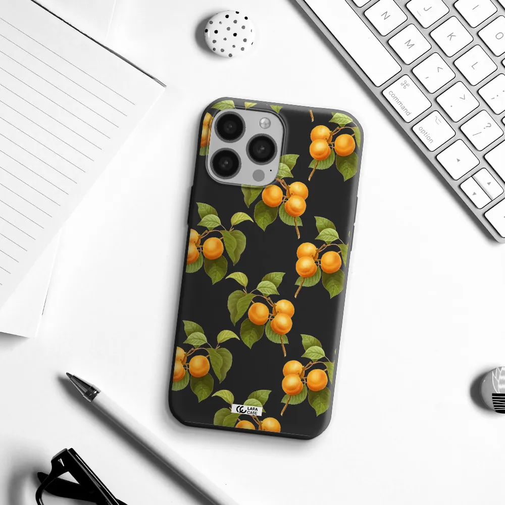 Apricot Apple iPhone 13 Pro Silicone black Case