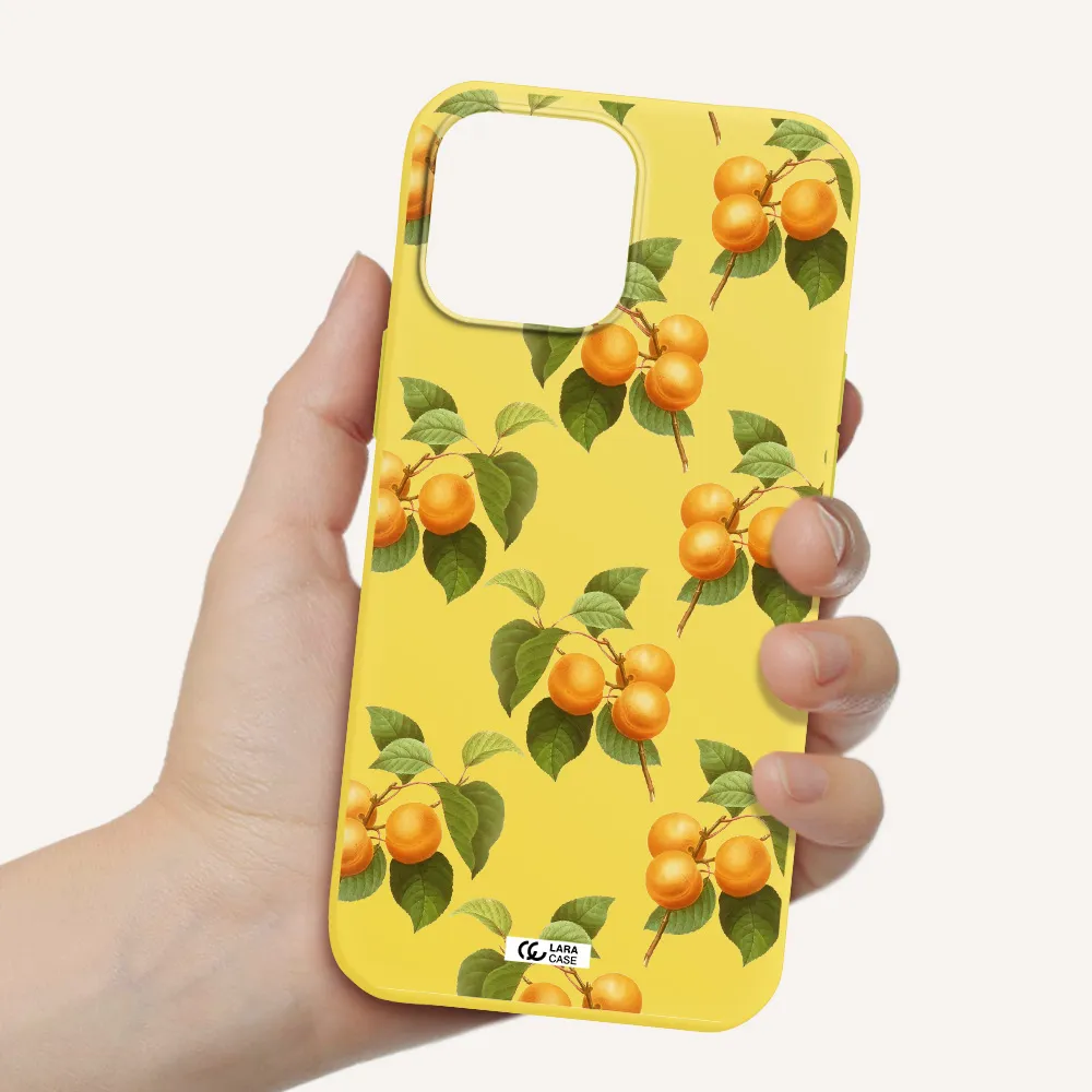Apricot Apple iPhone 13 Pro Silicone canary yellow Case
