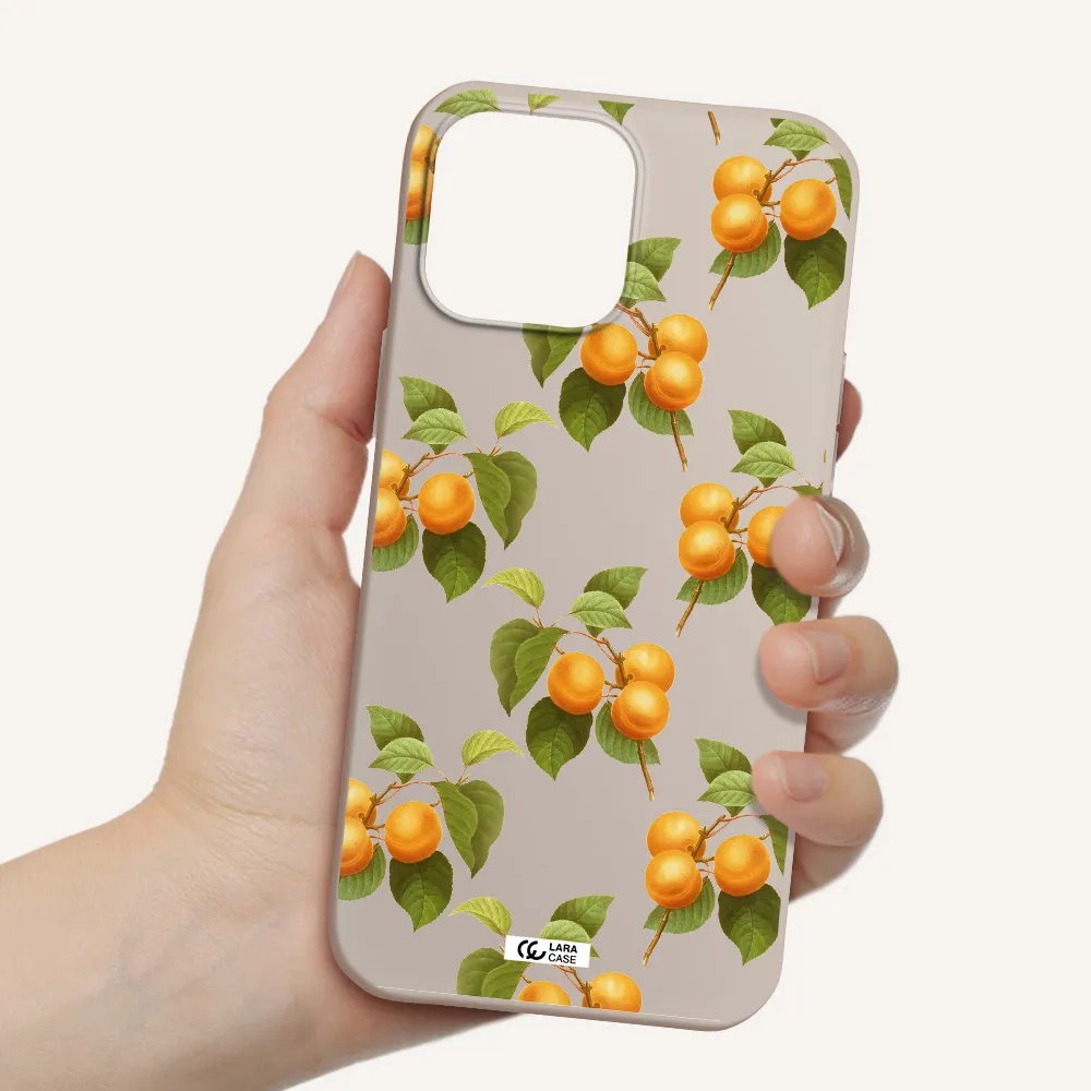 Apricot Apple iPhone 13 Pro Silicone Stone Case