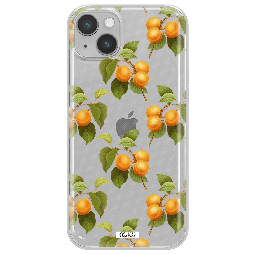 Apricot Apple iPhone 14 plus Clear TPU Case