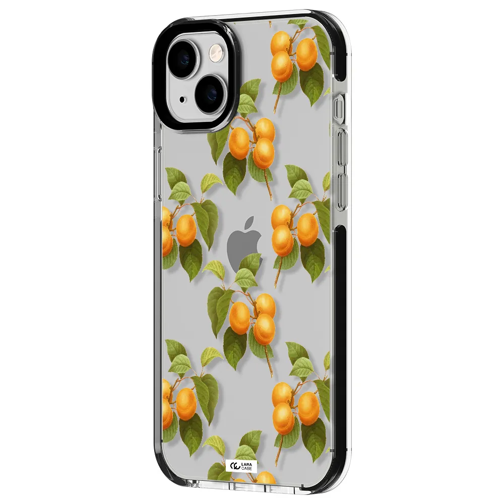 Apricot Apple iPhone 14 plus impact black border Case